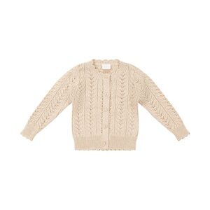 Jamie Kay Hannah Knit Sweater Cardigan Light Oatmeal Marle 2y